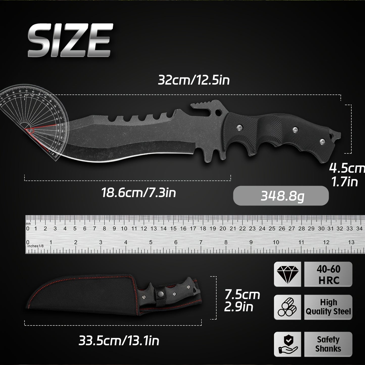 9N_Knife Stainless steel multi-purpose knife