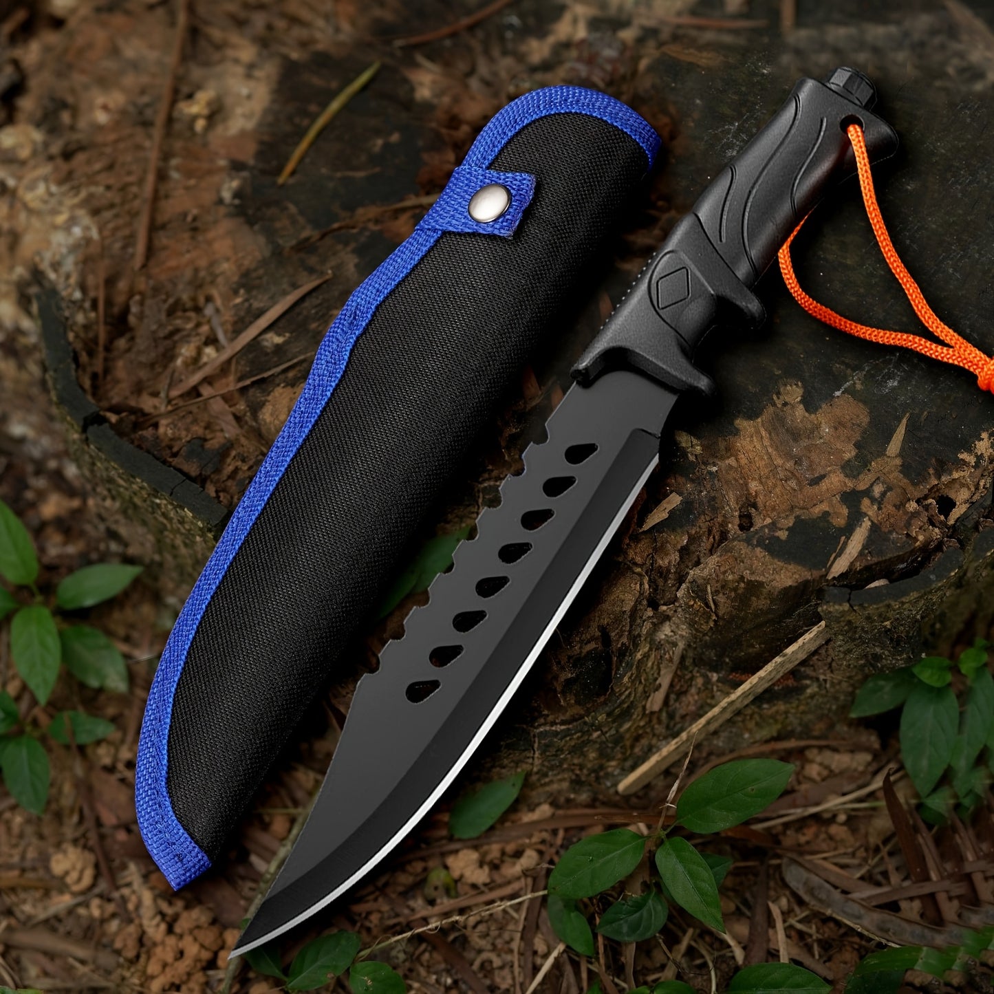 9N_Knife Straight blade full handle nylon fiberglass handle
