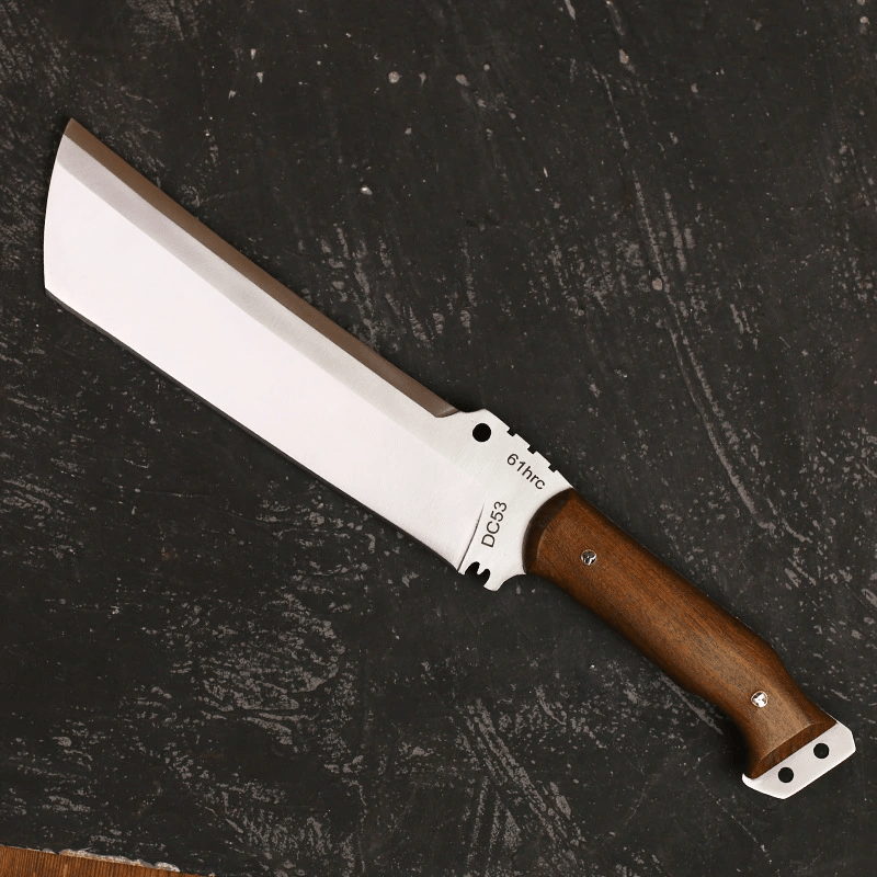 9N_Knife High hardness stainless steel outdoor chopping hatchet with sheath,