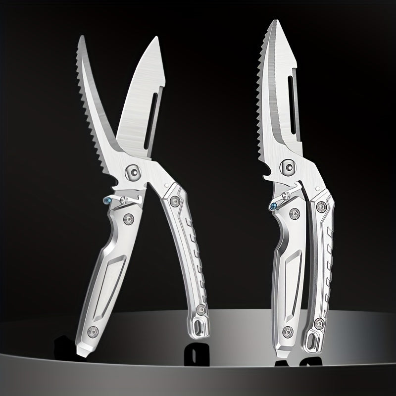 9N_Knife Multifunctional kitchen scissors outdoor camping scissors