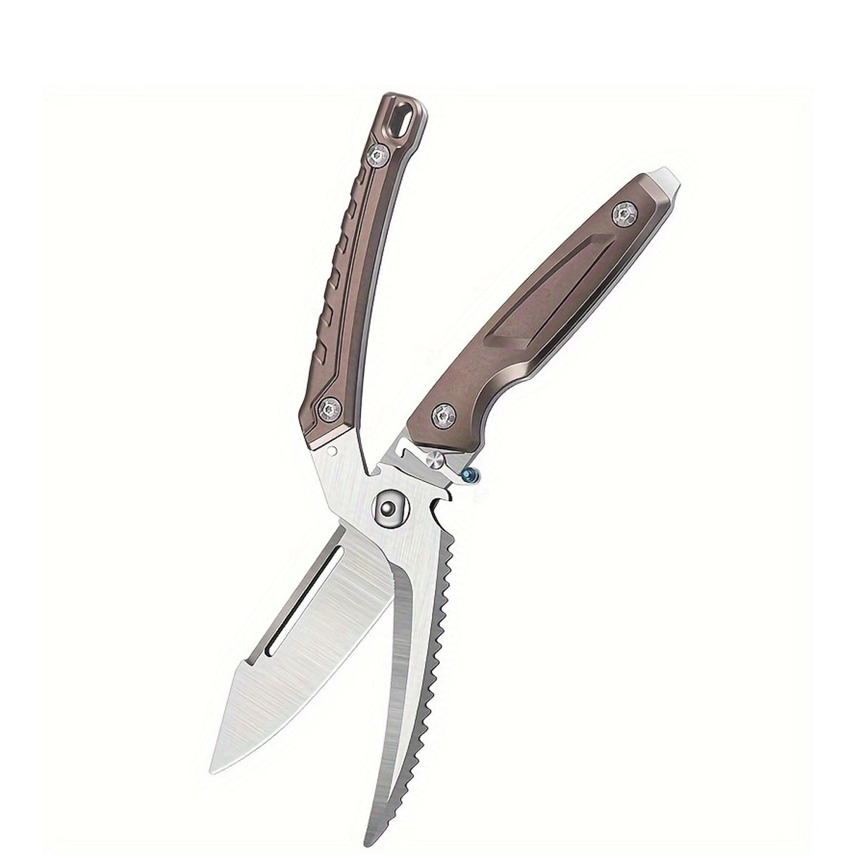 9N_Knife Multifunctional kitchen scissors outdoor camping scissors
