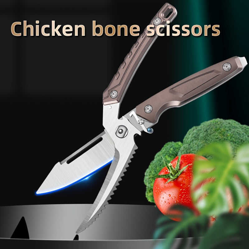 9N_Knife Multifunctional kitchen scissors outdoor camping scissors