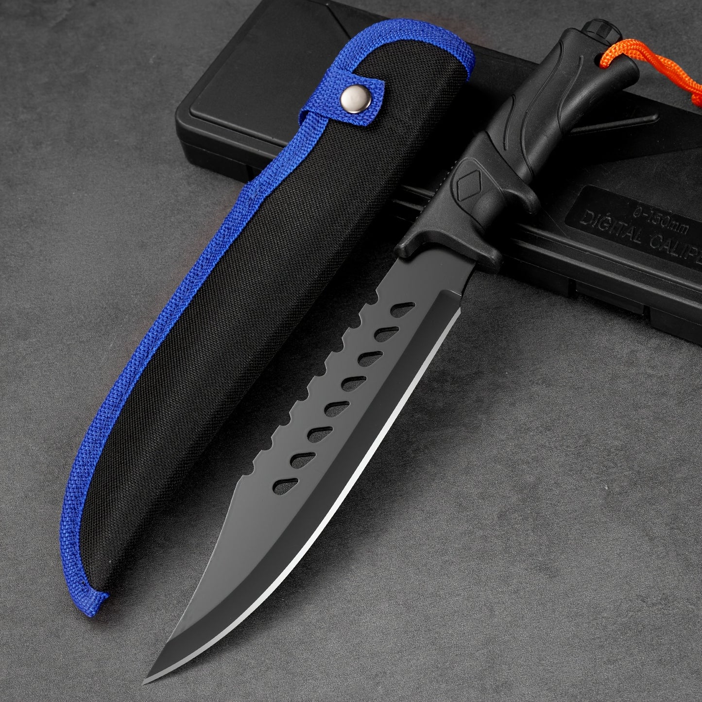 9N_Knife Straight blade full handle nylon fiberglass handle